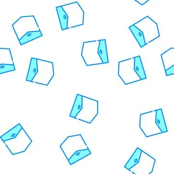 Western pocket vector seamless pattern Stock Illustration