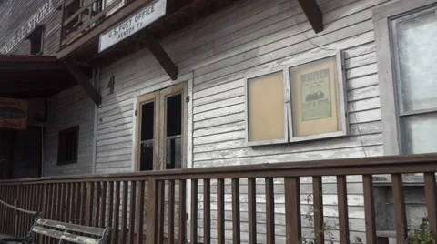 Western Post Office Stock Footage 34376984