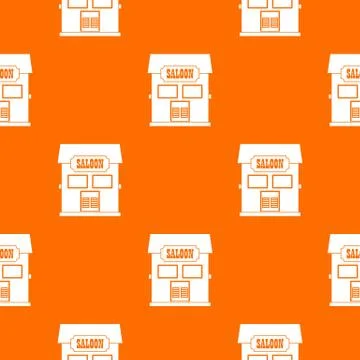 Western saloon pattern seamless Illustrazione stock