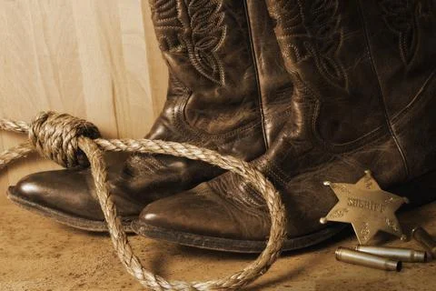 Western Sheriff Stock Photos