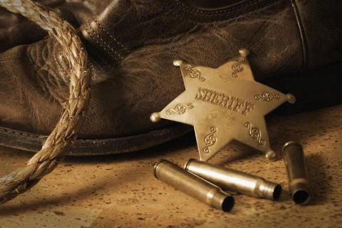 Western Sheriff Stock Photos