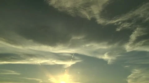 Western Sunset Stock Footage 54742330