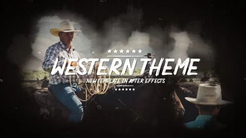 Western theme Stock After Effects
