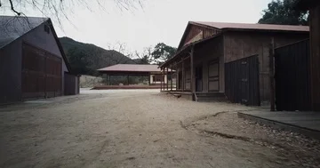 Western town Stock Footage 85488559