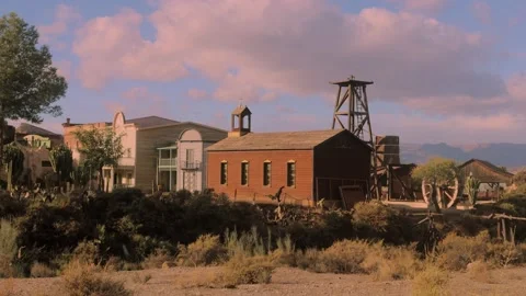 Western Town 스톡 동영상 148128348