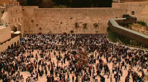 The Western Wall  2 Stock Footage 10879949