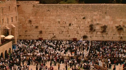 The Western Wall  4 Stock Footage 10879427