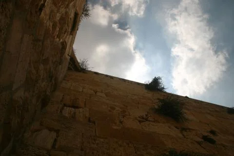 Western Wall Corner Stock Photos