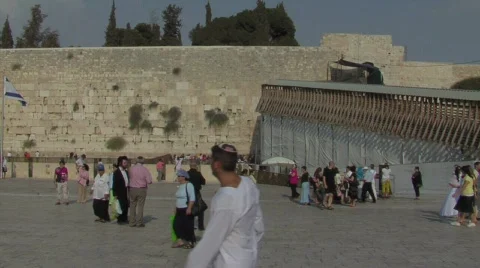 Western Wall Stock Footage 488211