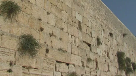 The Western Wall Stock Footage 488510
