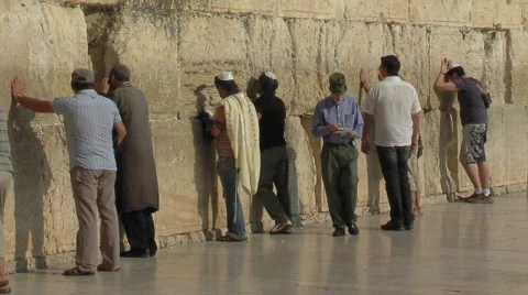 The Western Wall Stock Footage 488559