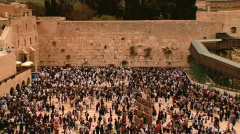 Western Wall Stock Footage 10880177
