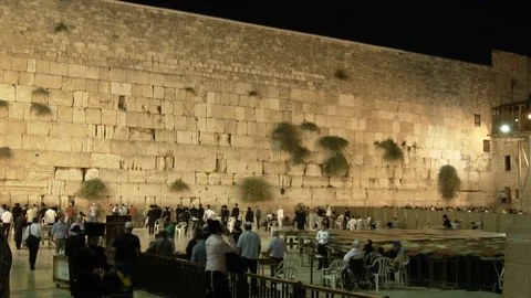 Western Wall Video stock 105621566