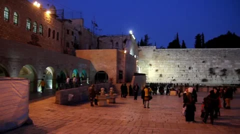 Western Wall HD 1 Stock Footage 10731250