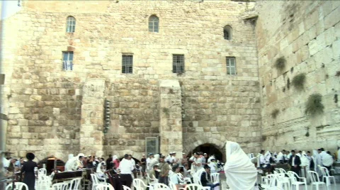 Western Wall in Jerusalem Video stock 724062