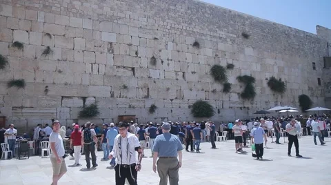 The Western Wall in Jerusalem 動画素材 40272660