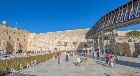 Western Wall in Jerusalem Foto stock