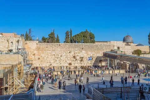 Western Wall in Jerusalem Stock Photos