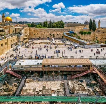 Western Wall Jerusalem Foto stock