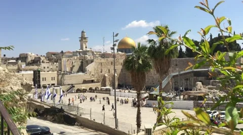 Western Wall Plaza 動画素材 50967885