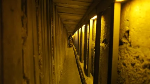 Western wall tunnels 6 Stock Footage 2794204