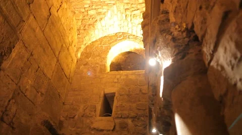 Western wall tunnels 9 Stock Footage 2796907