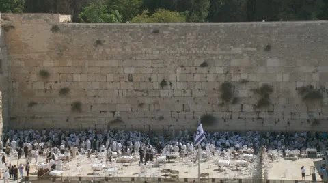 Western wall3 Video stock 20976421