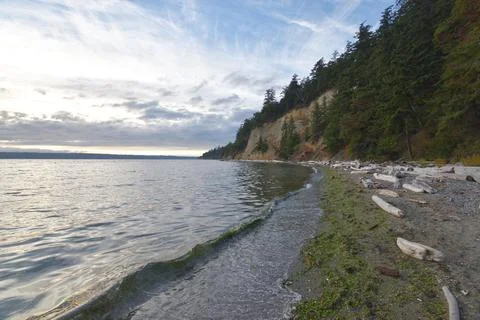 Western Washington Beach Stock Photos