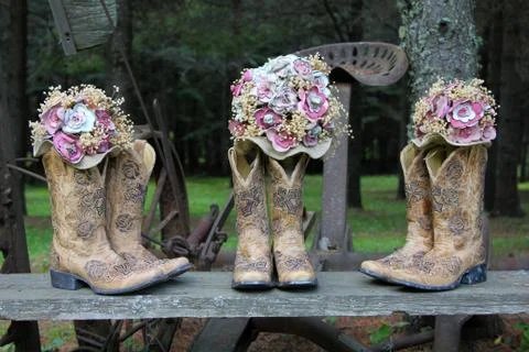 Western Wedding Decor Stock Photos