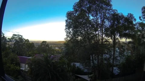 Western Wide Angle Sunrise Stock Footage 40329854
