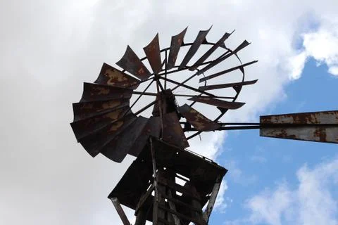 Western Windmill Stock-Fotos