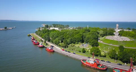 Westerplatte. Memorial of the Second World War Stock-Footage 133163017