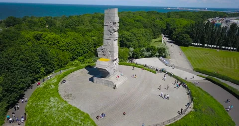 Westerplatte. Memorial of the Second World War Видео 133164203