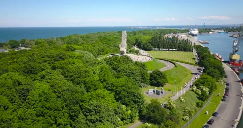 Westerplatte. Memorial of the Second World War Stock-Footage 133165114