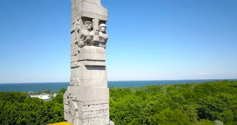 Westerplatte. Memorial of the Second World War 動画素材 133169009