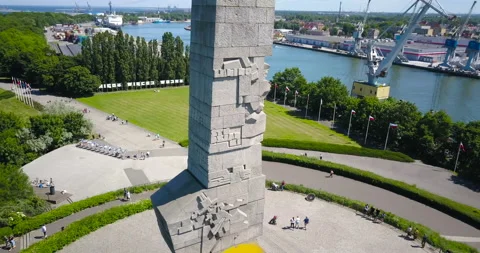 Westerplatte. Memorial of the Second World War 動画素材 133169068