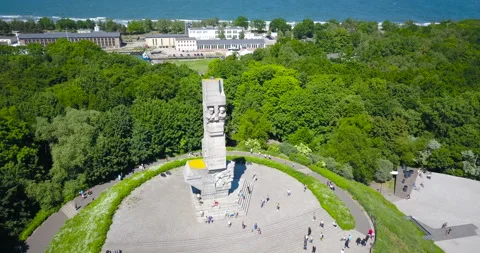 Westerplatte. Memorial of the Second World War Stock Footage 133172754