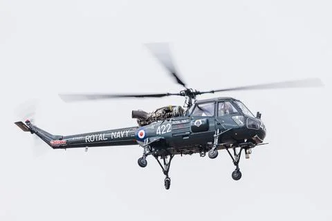 Westland Wasp in the hover Stock Photos