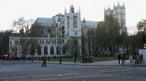 Westminister Abbey Stock Footage 33446095