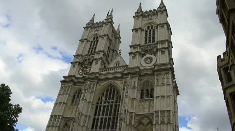 Westminster Abbey 库存影片 809337
