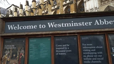 Westminster Abbey. Video stock 229705334