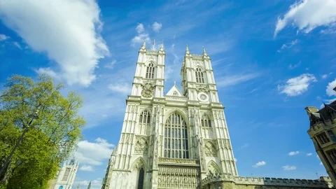 Westminster Abbey Timelapse 库存影片 76283079