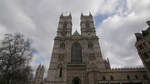 Westminster Abbey Timelapse Stock Footage 82681393