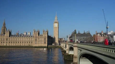 Westminster Bridge no.2 25th March 2025 London UK Video stock 304989296