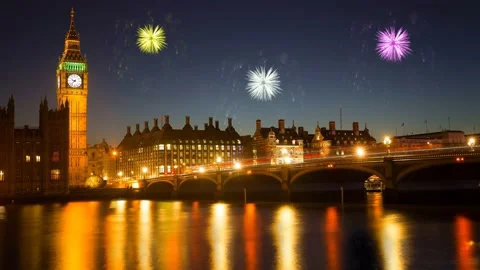 Westminster reflections Video stock 132465236