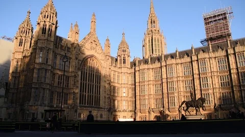 Westminster at Sunset Video stock 83997251