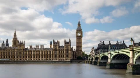Westminster time lapse Stock Footage 55660316