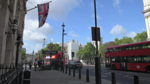 Westminster Underground station. Stock Footage 134126835