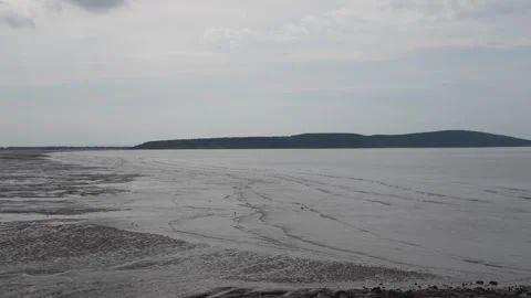Weston-super-Mare Beach with the Tide Coming In Stock Footage 277915313