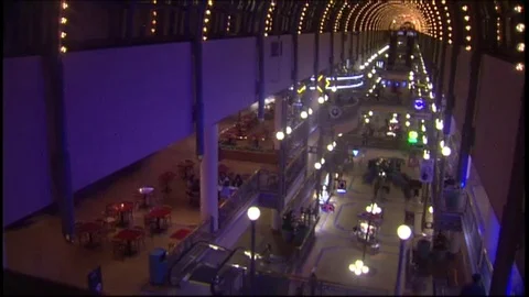 Westside Pavilion INT NIGHT EST Stock Footage 76199151